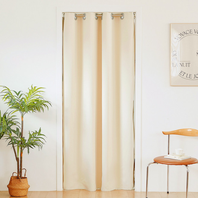 폴라도레 가림막커튼 방풍 단열 3중직 암막커튼