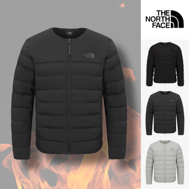 [정가 198000원] 노스페이스 남성 등산 캐주얼 경량패딩 다운자켓 U넥 간절기