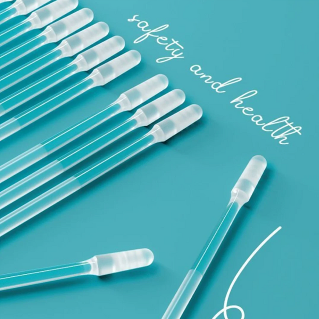 씻어 쓰는 재사용 다회용 실리콘 끈끈이 잘 붙는 면봉 귀이개 24p 1세트 스몰 라지, B. 라지, 1개, 24개입