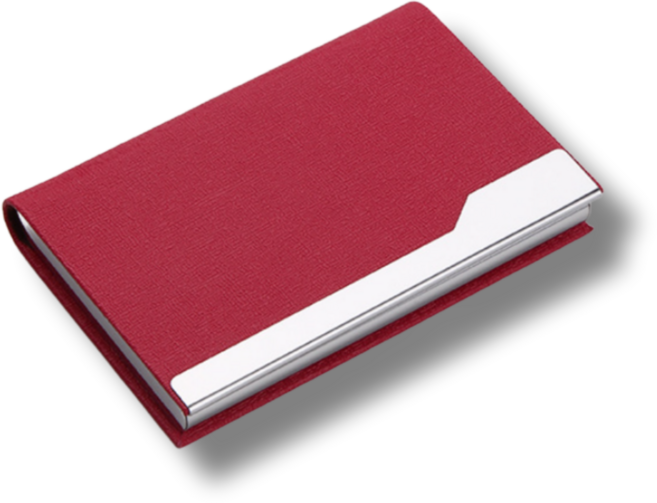 비즈니스 고급 명함 케이스, 레드, 1개