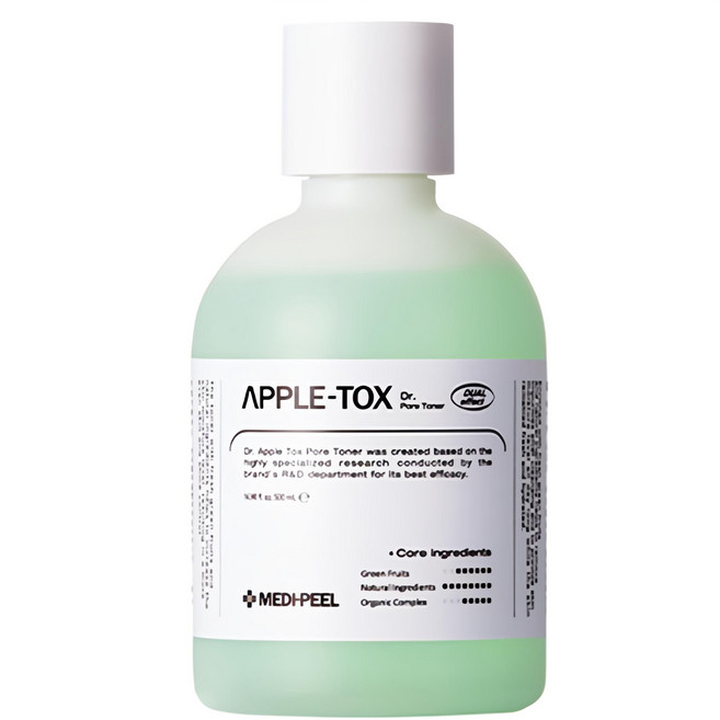 메디필 닥터 애플 톡스 포어 Ph 5.5 약산성 대용량 토너, 1개, 500ml