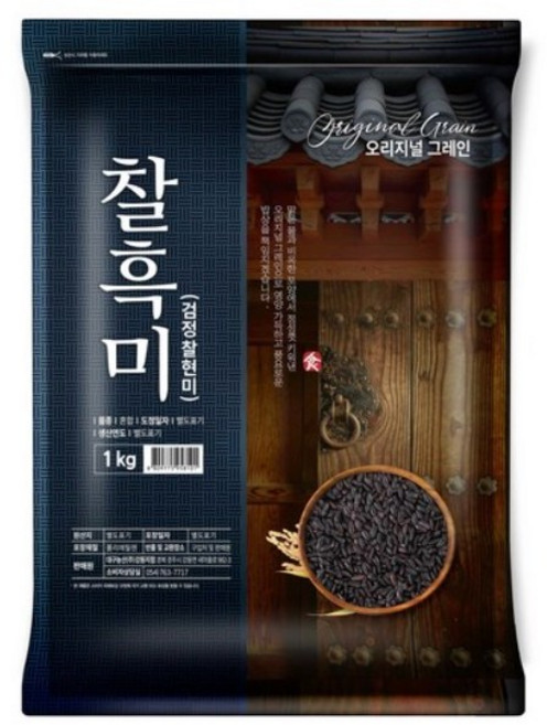 오리지널그레인 찰흑미, 1kg, 1개