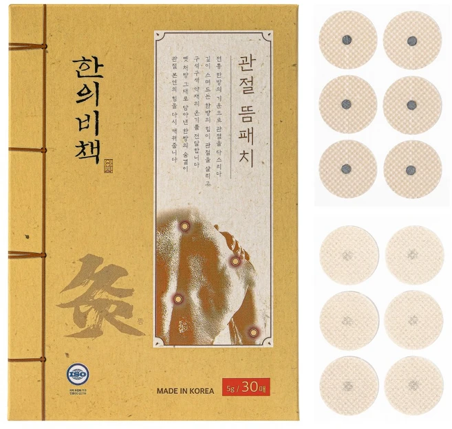 한의비책 근육 관절 뜸 패치, 30매입, 1개 - 쿠팡