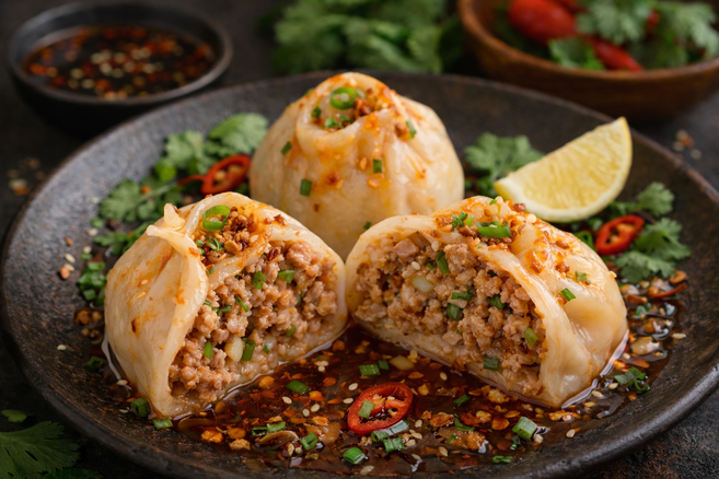 박지연의 가창 옛날찐빵손만두-찐만두 110개 푸짐한 가족간식용 추천, 3.3kg, 1박스