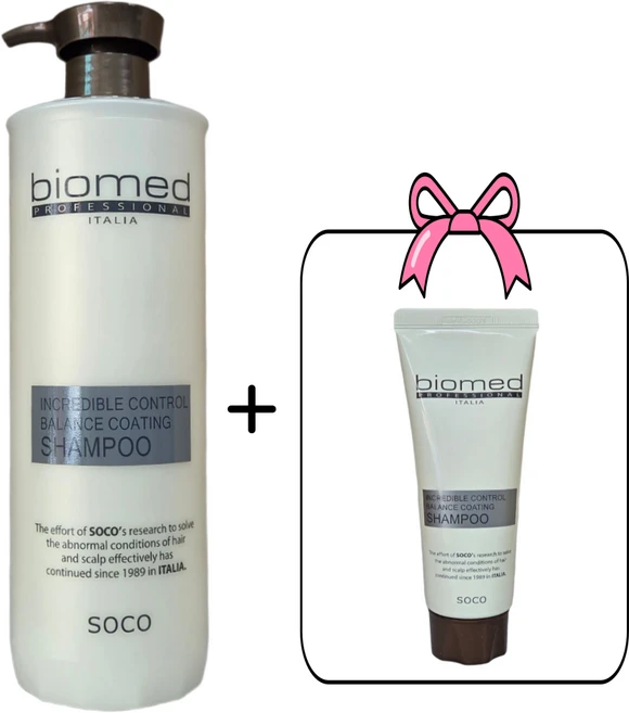 바이오메드 인크레더블 컨트롤 밸런스 코팅 샴푸1000ml+100ml, 1개, 1L, 인크레더블 컨트롤 밸런스 샴푸1000ml+100ml - 쿠팡