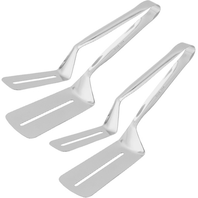스텐집게 고기 요리 핀셋 열탕소독집게 이유식 2개, 올스텐, 더블뒤집개