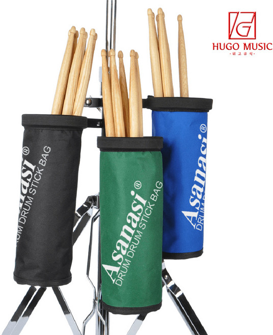 위고뮤직 XR-49 드럼스틱 홀더 가방 보관함 포켓 케이스, 오렌지, 1개