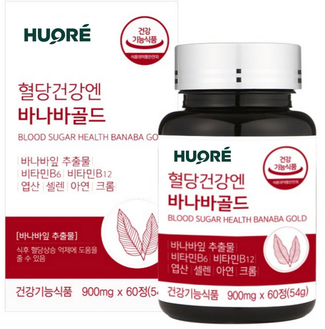혈당건강엔 바나바골드, 60정, 1개