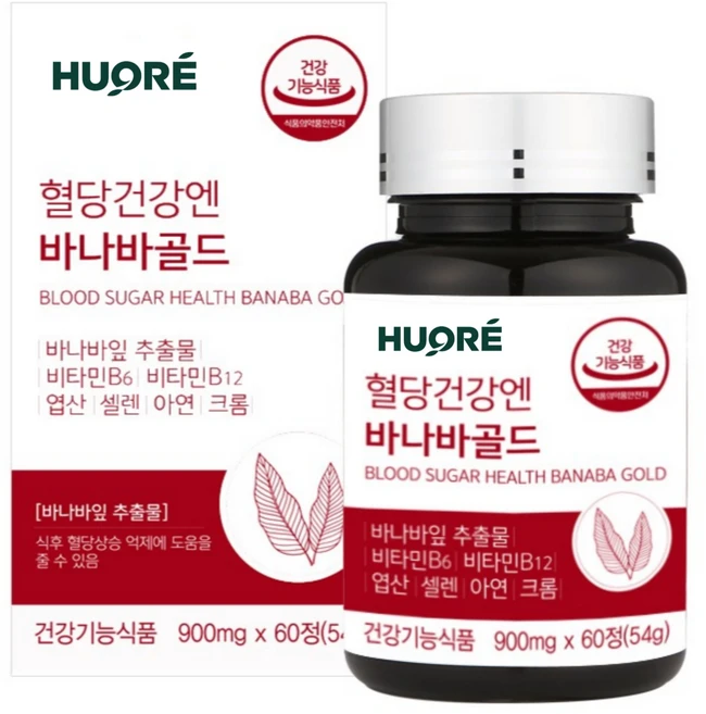 혈당건강엔 바나바골드, 60정, 1개 - 쿠팡