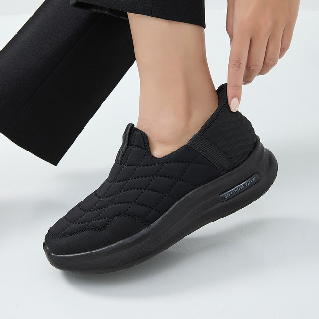 제이슈 기모안감 디보 경량 플랫폼 패딩 슬립온 4.5cm