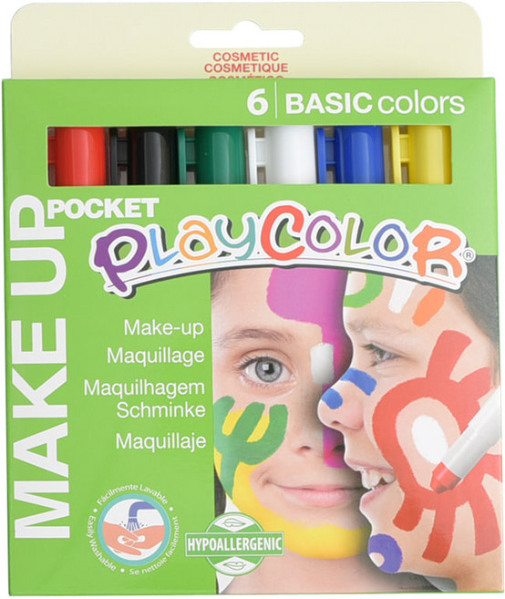 플레이컬러 Make up 페이스페인팅펜, 5g, 6색