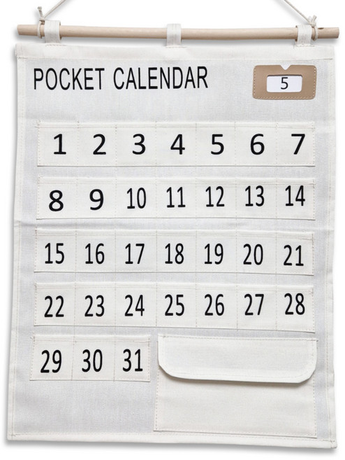 스마일홈 용돈 생활비 포켓 달력, 라이트 아이보리, 1개