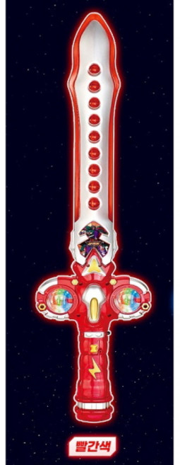 카봇 라이팅브레이드검 색상레드 KC인증 카봇칼 카봇검 LED검 LED칼 장난감검 장난감칼, 1개