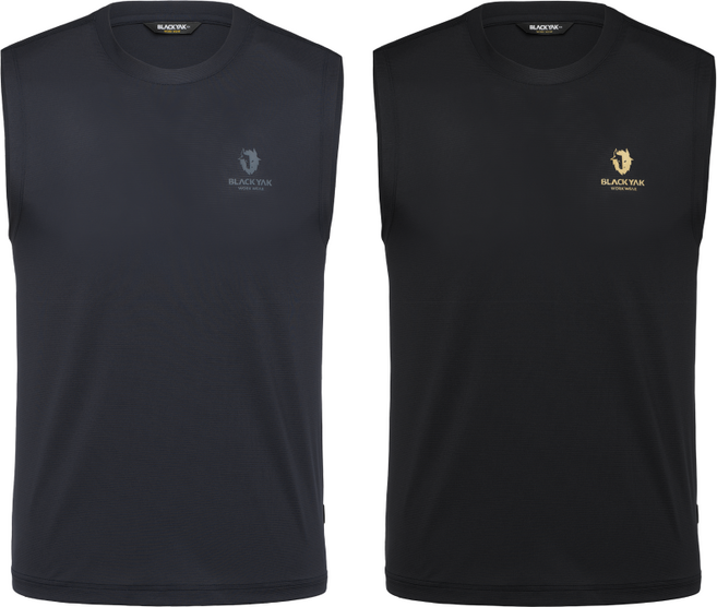 블랙야크 25년 흡한 속건 메쉬 기능성 쿨링 민소매티셔츠 1+1 (2장)