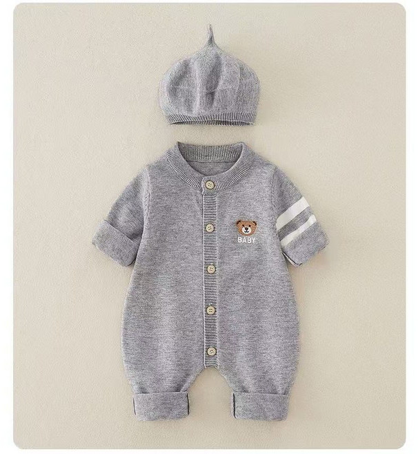 [베베앤로아] 아기옷 봄 가을 외출복 베이비곰니트