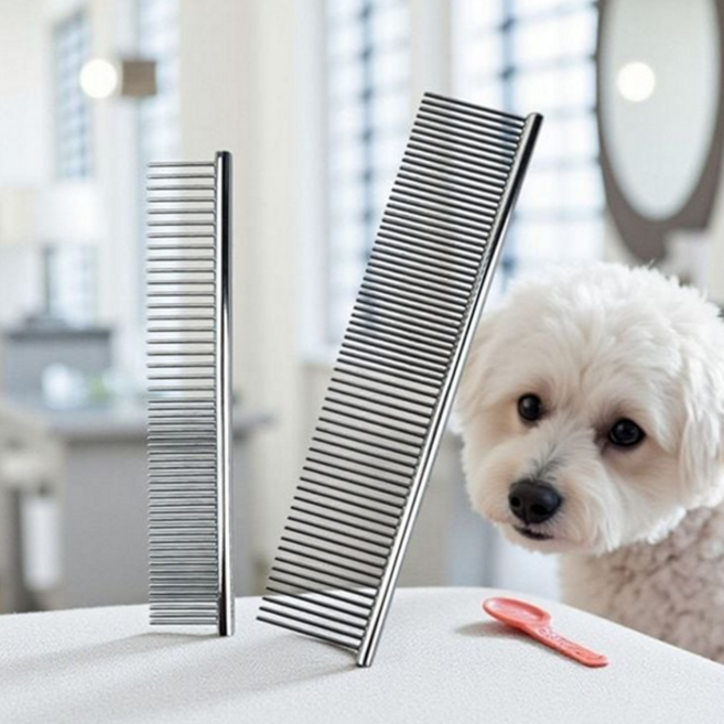 강아지 스텐 브러시 일자빗 콤브러쉬 1p