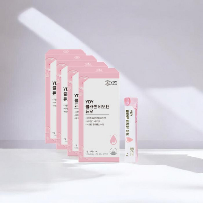 YDY 콜라겐 비오틴 듀오 고약사 약들약 저분자콜라겐 펩타이드 30포 4개, 30회분