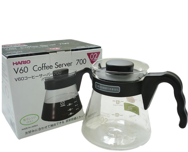 圖騰咖啡 HARIO VCS-02B 耐熱玻璃壺 700ml 微波適用 咖啡壺 茶壺, 1個