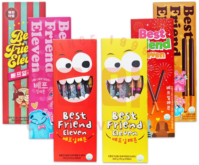 베프일레븐 빼빼로 1곽(25개입) (랜덤발송), 250g, 1개