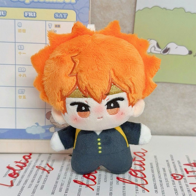 하이큐 신 응원단 10cm 솜인형 누이 키링 니시노야 켄마 보쿠토 아카아시 텐도 키타 쿠로오 히나타, 1개