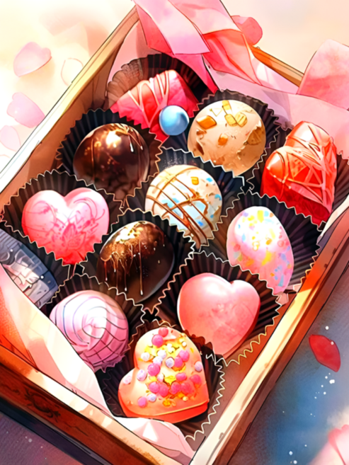 앤드 DIY 보석십자수 액자형 보석 십자수 세트 30X40cm, N022, 1세트