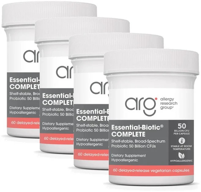 알러지리서치그룹 에센셜 바이오틱 컴플리트 캡슐 Allergy Research Group Essential-Biotic Complete, 4개 - 쿠팡