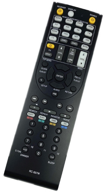 RC837M RC837M RC837M TX-NR616 TX-NR616B TX-NR616S 수신기 쉬운 설정과 호환되는 범용 리모컨