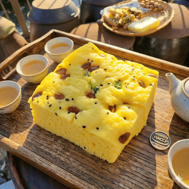 갓쪄낸 국산 사각 옥수수술빵, 350g, 8개