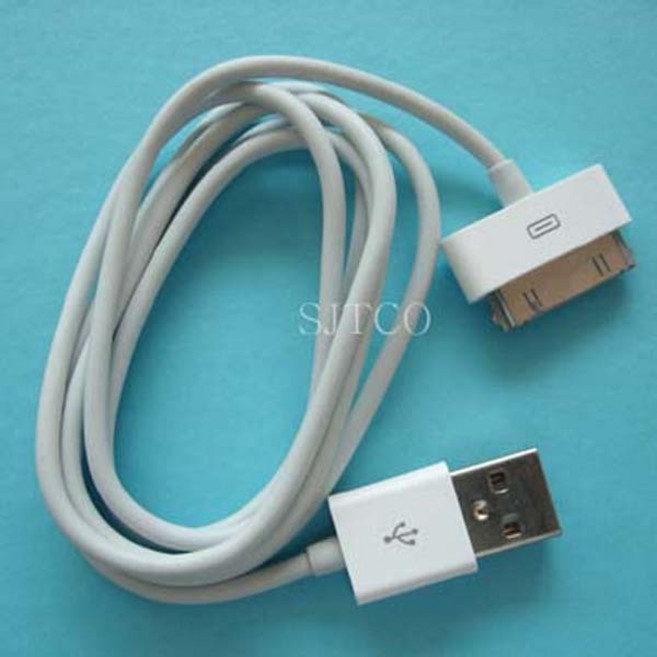 아이폰4/3GS/아이팟/아이패드/USB 데이터 충전 케이블, 1개, 1m