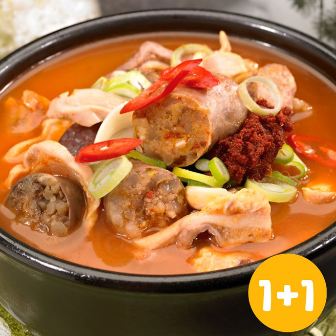 [제철달력] 1+1 명품 얼큰 순대국 특 700g, 2개