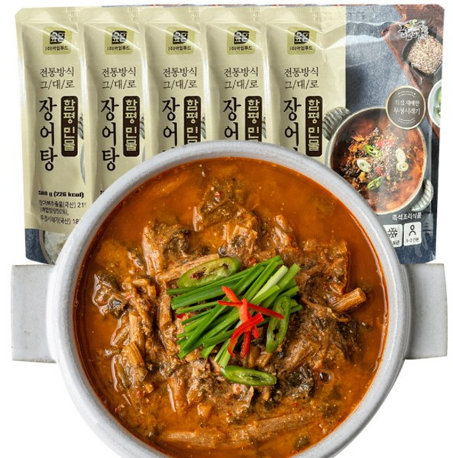 진한국물 남도식 장어탕 500g / 전통방식 그대로 HACCP인증제조, 5개
