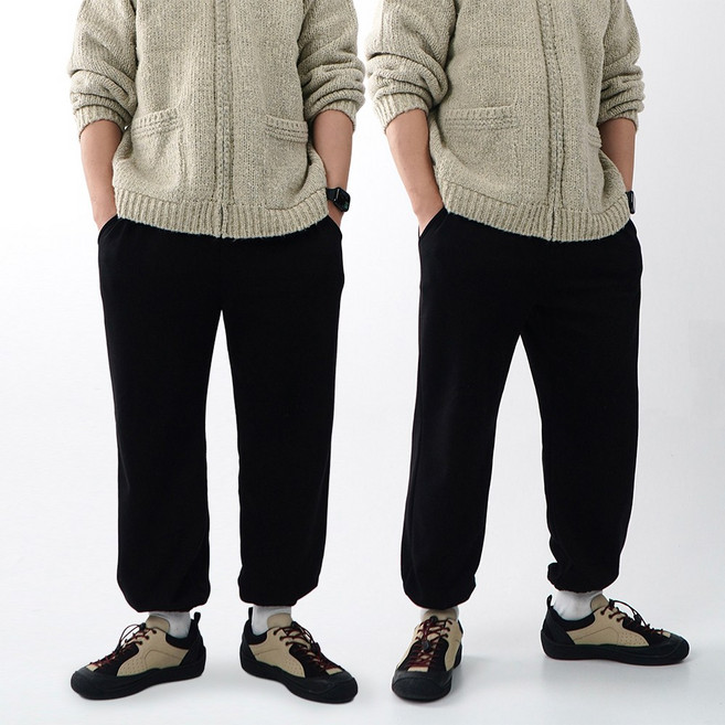 기획 남자 조거팬츠 스웻팬츠 테이퍼드핏