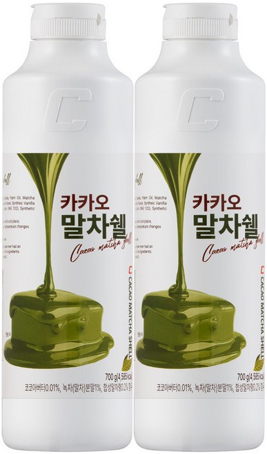 카카오 말차쉘 700g 2개세트, 2개