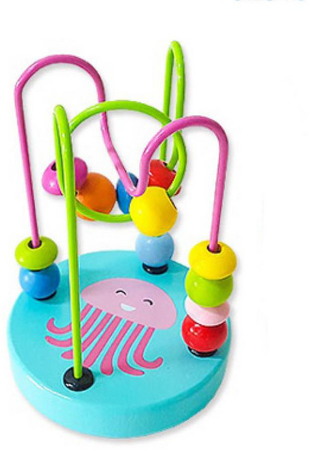 VIGA 베이비 롤러코스터 V50047 소근육발달 아기 원목 어린이 센놀이 아동, 1개