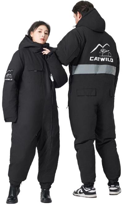 켓와일로 오토바이 방한복 방한 우주복 바이크 배달 라이더 C20, 그레이