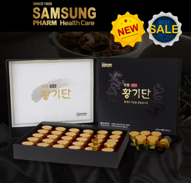 삼성제약 황기단 블랙마카 침향환, 3.75g, 3박스