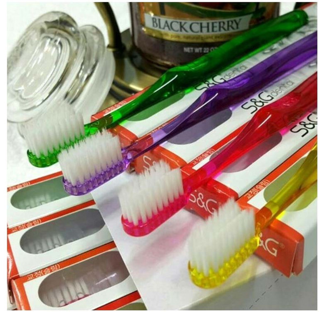 에스앤지 치과전용칫솔 교정용슬림모, 12개입, 1개