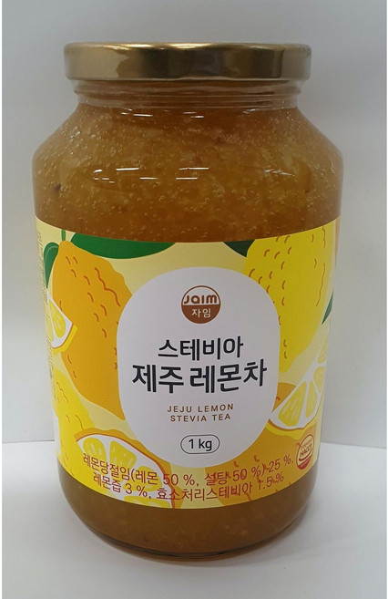 자임 스테비아 제주레몬차 (1KG), 1개, 1개입, 1kg