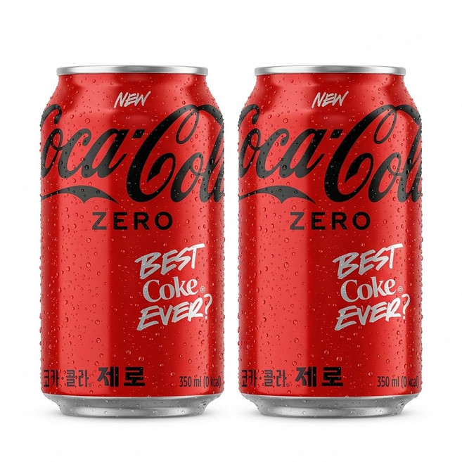 코카콜라 제로 캔, 350ml, 15개