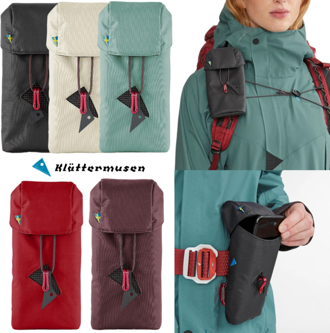 클라터뮤젠 커뮤니케이터 포켓 2.0 등산 백팩 배낭 보조 가방 파우치백 휴대폰 보관, 1. 레이븐 (41445U11-961)