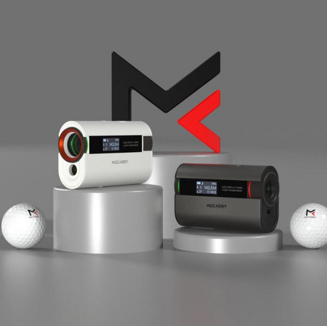 세계최초 레이저 에이밍 장치 마이캐디 MH3 골프거리측정기+훅 슬라이스방지 골프공, 스노우화이트