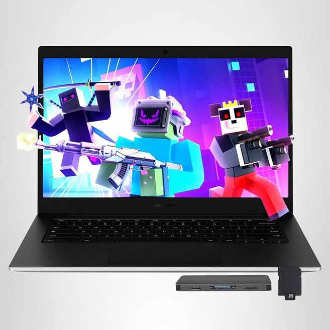 SAMSUNG 12.2인치 FHD 2-IN-1 터치스크린 크롬북 학생용 EMMC+160 노트북 듀얼 코어 및 인텔 플러스 4GB 비즈니스 스토리지(64GB RAM 224GB, 4GB | 1.12TB Storage