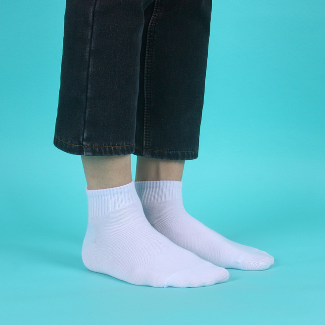 발렌티노크리스티 땀이 잘 마르는 순면+드라이텍스 남성용 무지 밴딩 단목 양말 9켤레