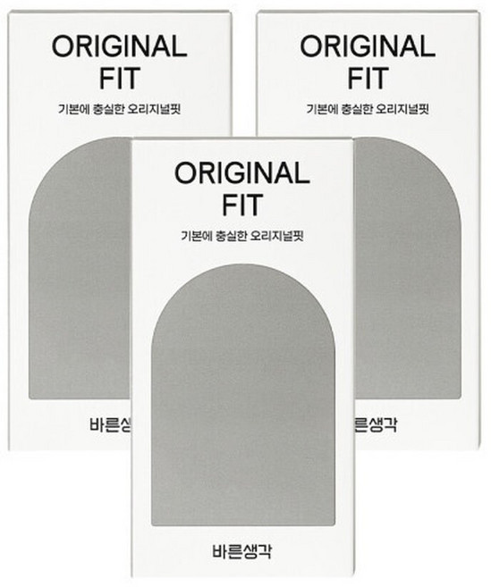 오리지널핏 36P (12Px3) 콘돔 비밀배송, 12개입, 36개