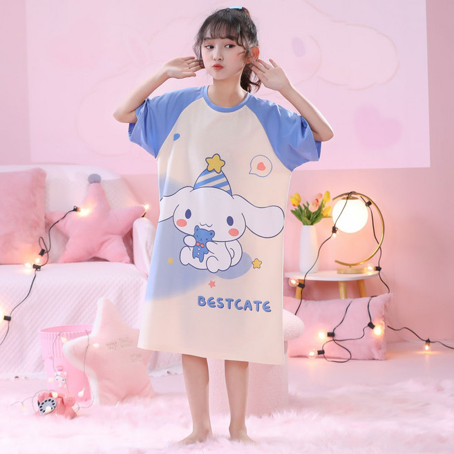 여름 여아 원피스잠옷 파자마 홈웨어 [5-130]