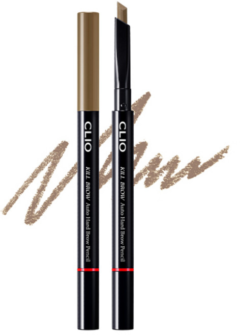 클리오 킬 브로우 오토 하드 아이브로우 펜슬 0.31g, 3호 피넛 브라운, 1개