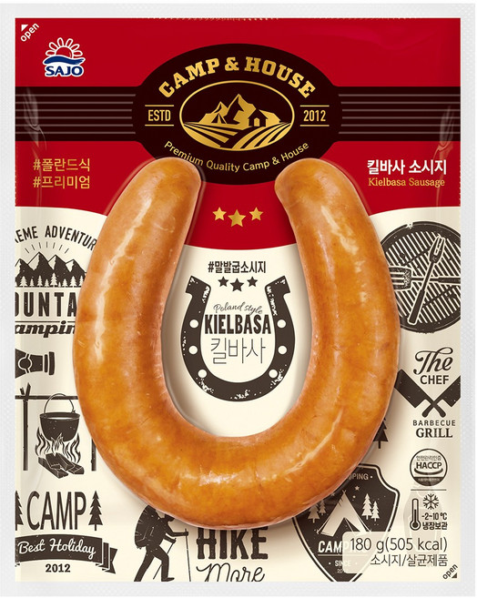 5분마켓 대림 킬바사 킬바사소세지 독일소세지 180g, 4개