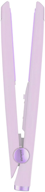 AIWA BY-535 USB 直髮夾 陶瓷塗層 190°C 快速加熱 附隔熱收納蓋, 紫色