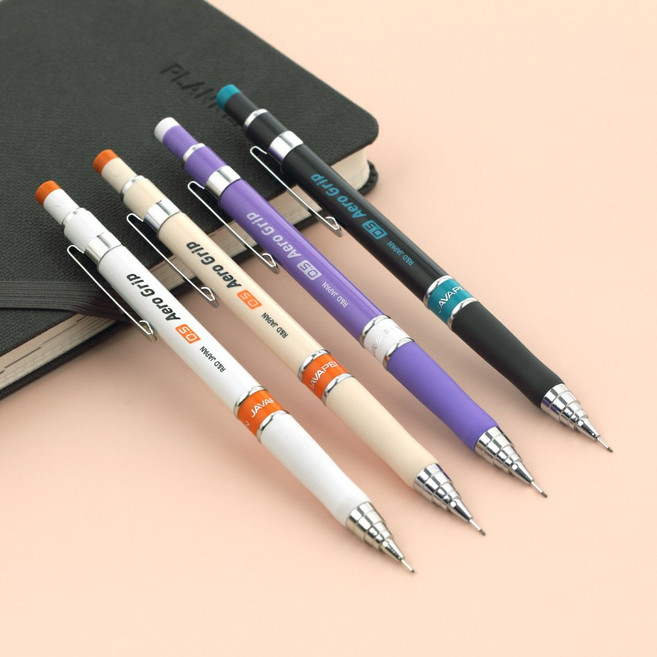 자바 에어로그립 샤프 0.5mm 12개 1타 옵션 1