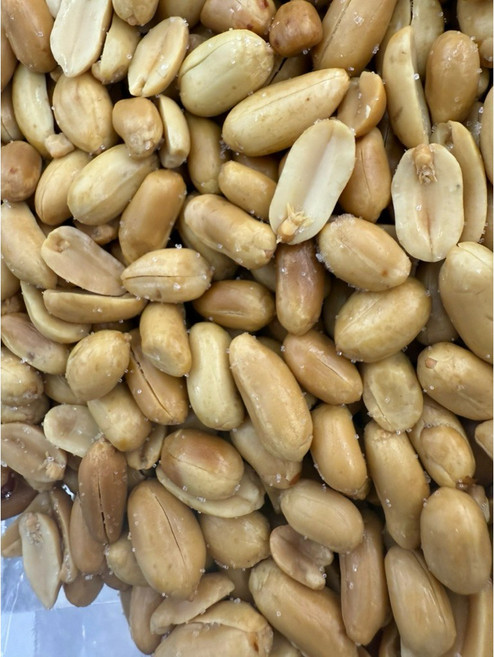 北港特產 鹽炒去皮花生 香酥脆 600克, 1個